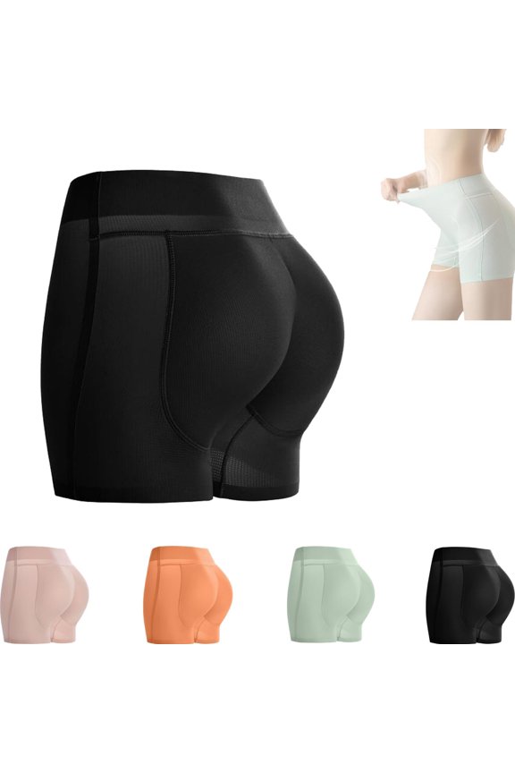 Latex False Buttocks Square Angle Underwear, Butt Pads Butt Lifting Shapewear Tummy Control for Women