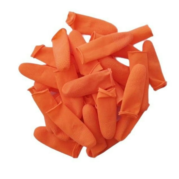 Latex Finger Protectors With Breathable Design And Antislip Dots Finger Cots For Extended Work Safety
