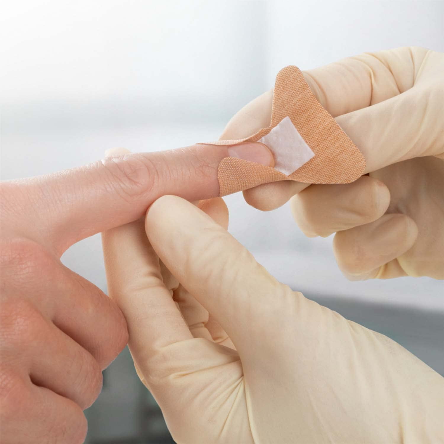 LatexFree Elastic Fabric Adhesive Bandages 1' x 3' Strip (100 in Box