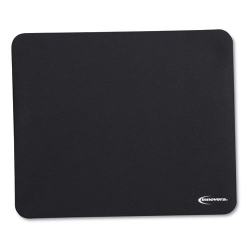 Latex-Free Mouse Pad, 9 x 7.5, Black | Bundle of 10 Each