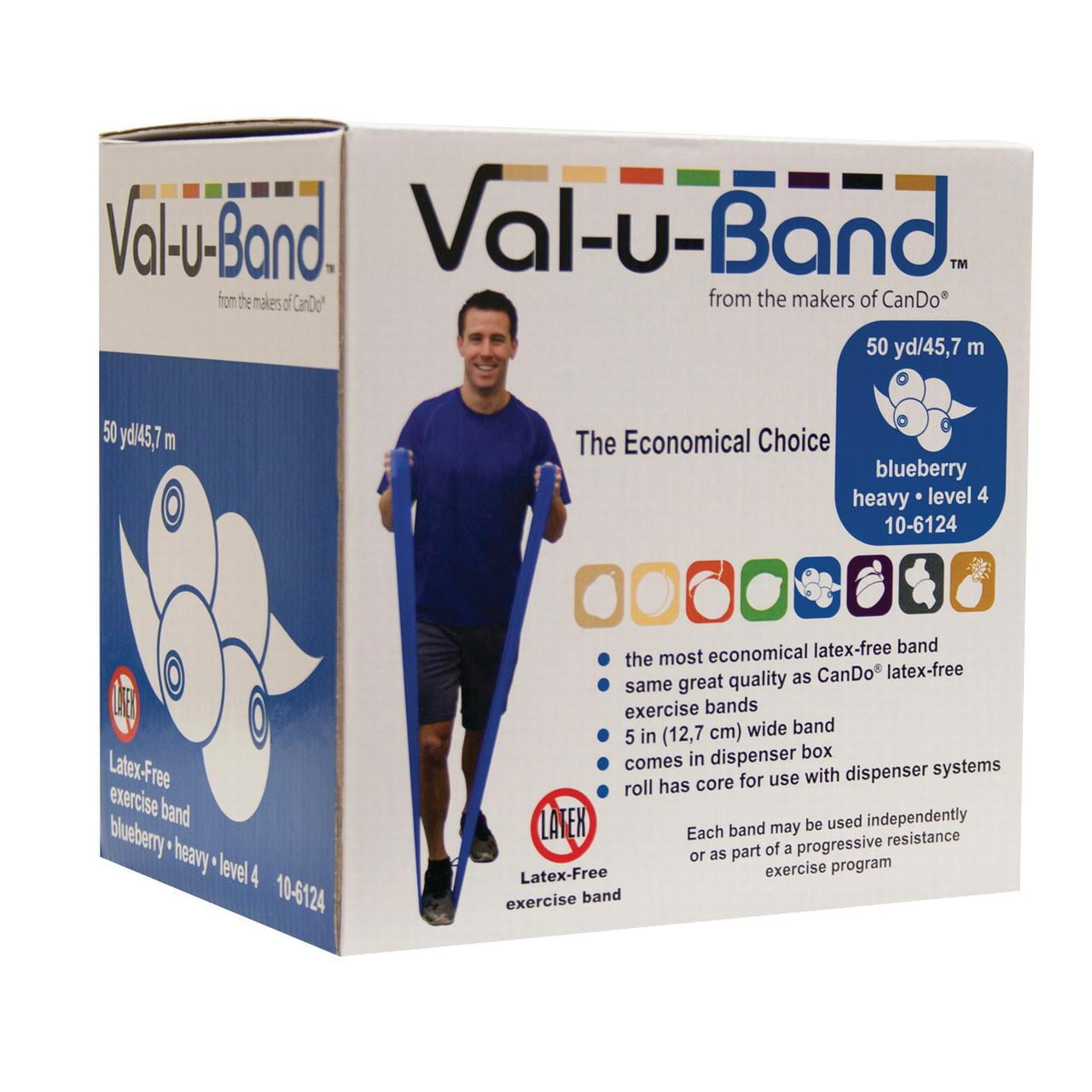 Val-U-Band Latex Free Exercise and Fitness Band - 50 yard