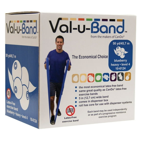 Val-U-Band Latex Free Exercise and Fitness Band - 50 yard