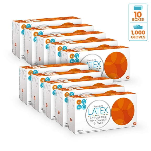 Latex Gloves (Powder Free) (Case of 1000)