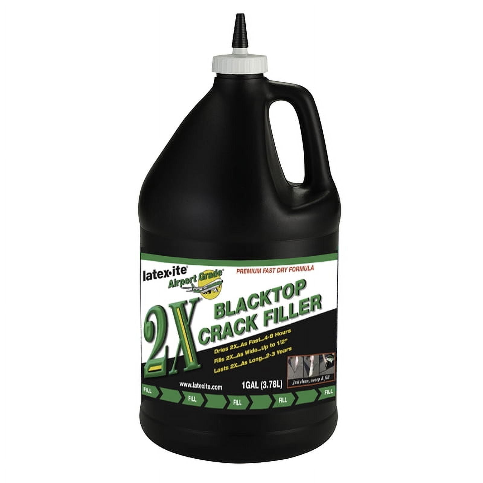 DALTON ENTERPRISES 31263 Airport Grade 2X Blacktop Crack Filler, 1 Gallon