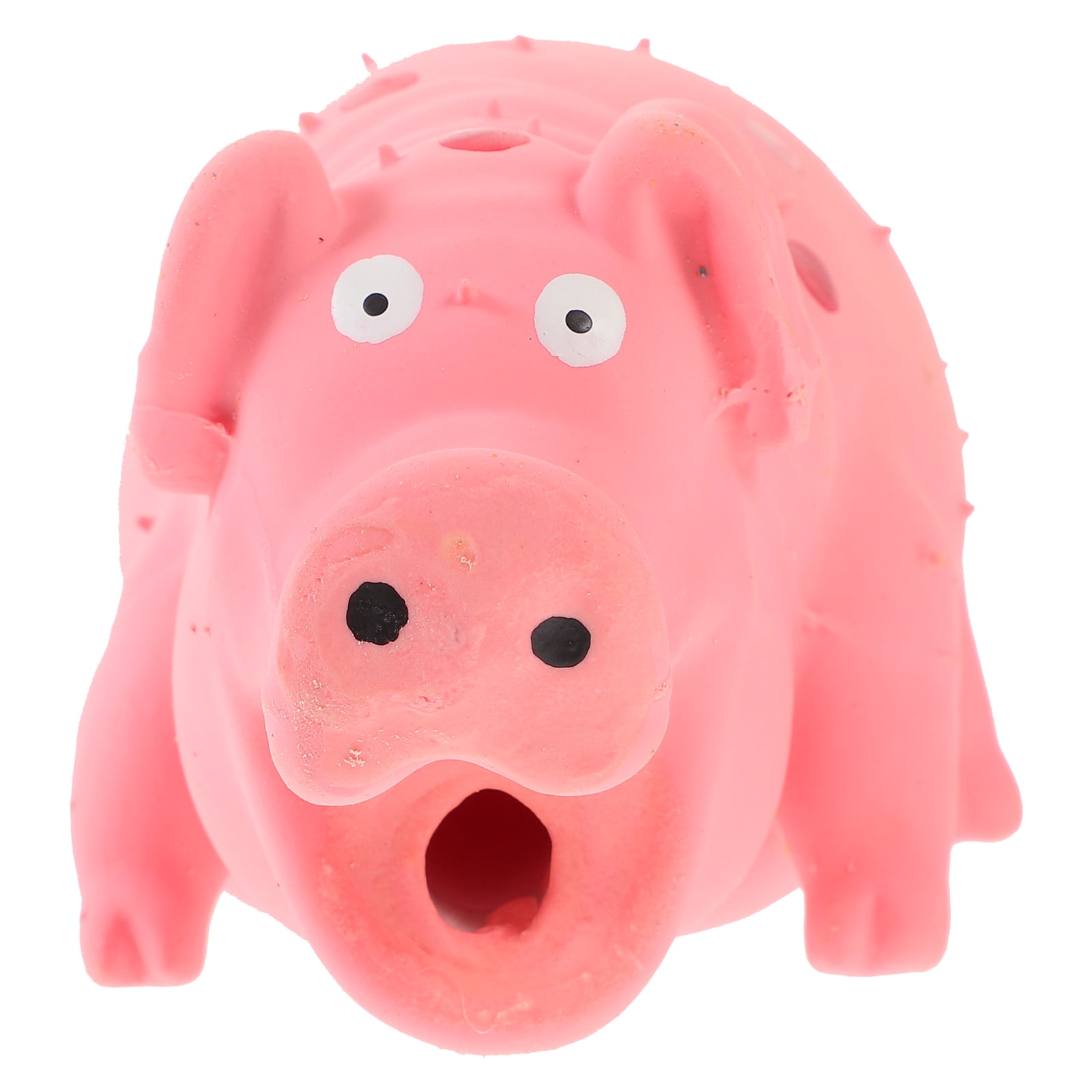 Latex Pig Shaped Chewing Toy Pig Shape Dog Squeaky Dog Pig Toy for