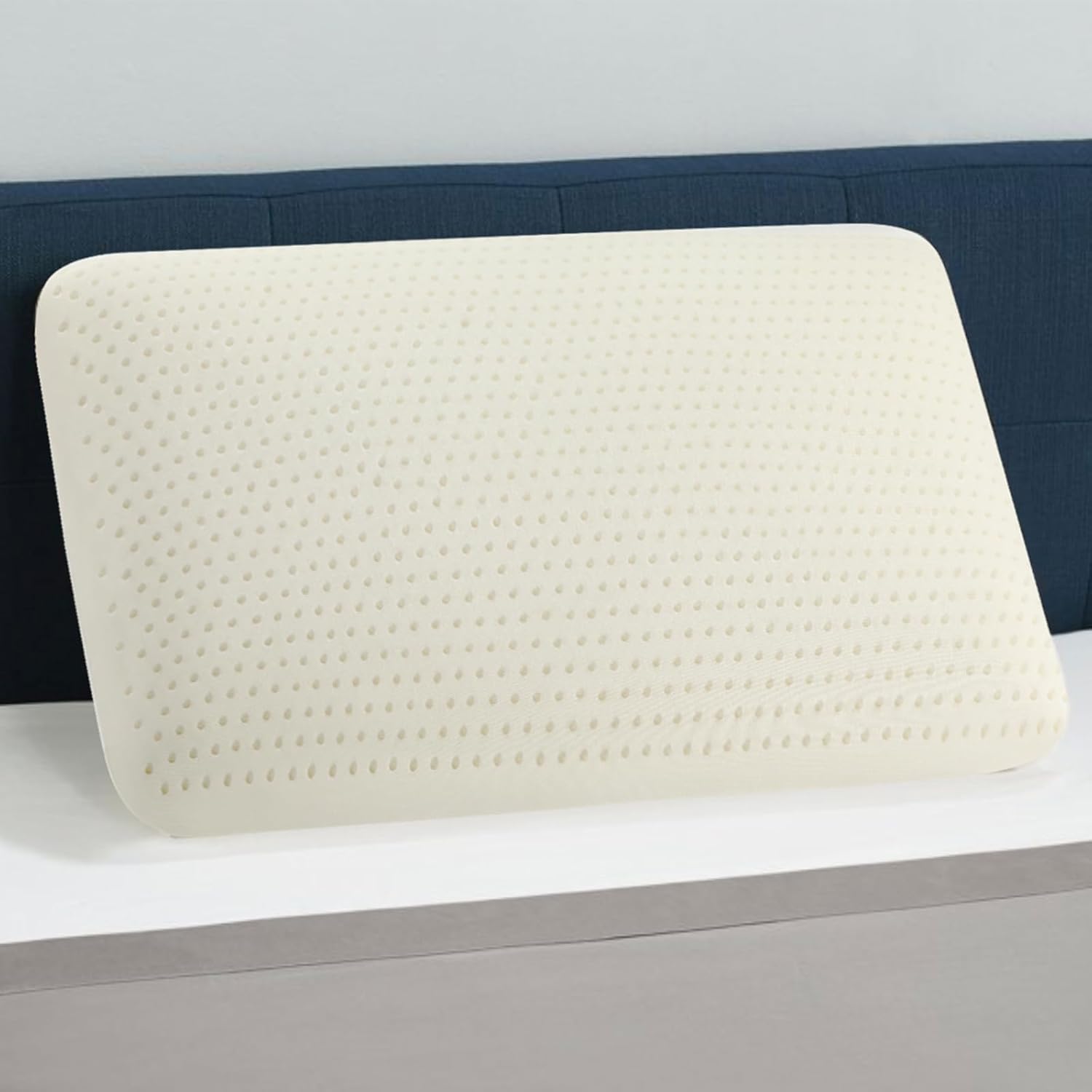 Latex Pillow, 100% Natural Talalay Latex Pillow with Removable ...