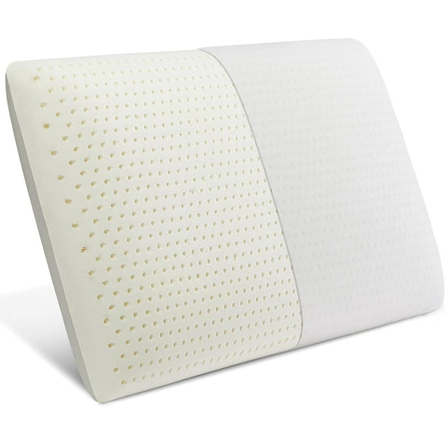 Latex Pillow, 100 Talalay Natural Latex Pillow, Soft Sleeping Bed