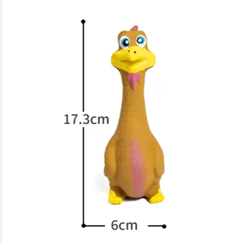 Latex Squeaky Duck Dog Toys - Interactive Chew Toys for Boredom Buster, Cute Duck Shape, Durable, for Indoor & Outdoor Play, US Stock