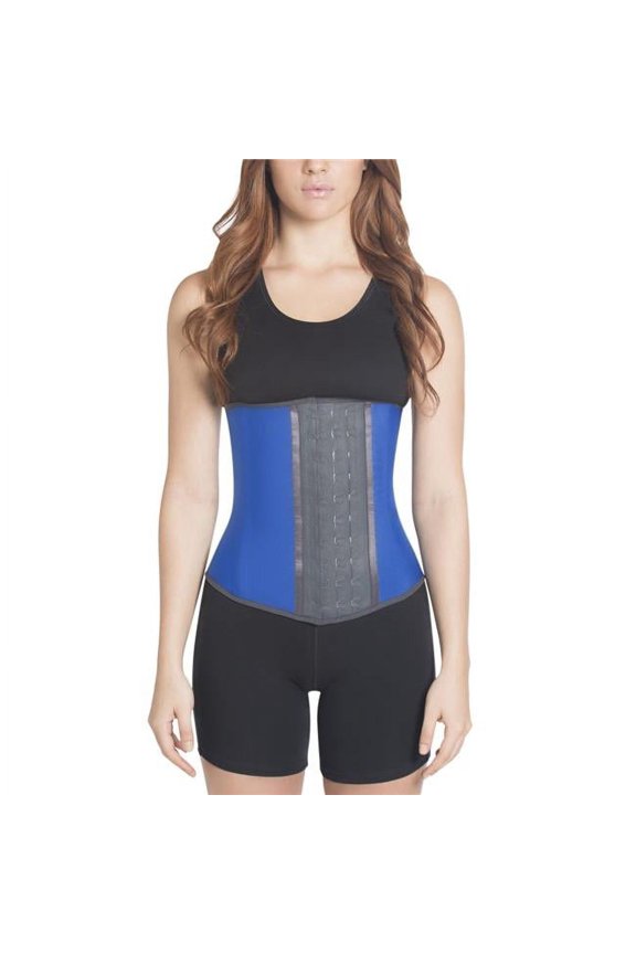 Latex Waist trainer - Blue-4