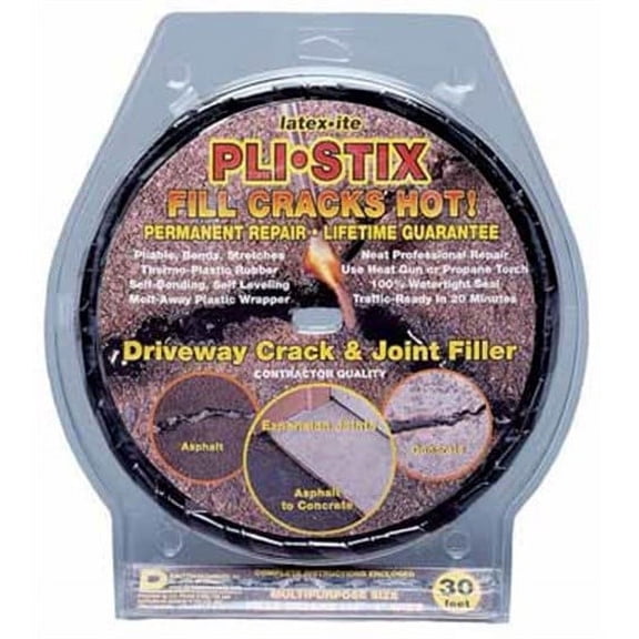 Latex-ite Pli-Stix 30 Ft. Driveway Crack and Joint Filler 35099