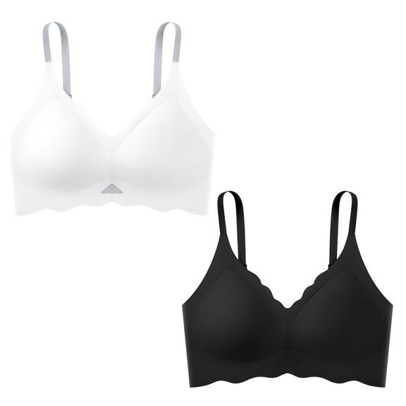 Latex seamless underwear bra ladies big breasts show small breasts thin