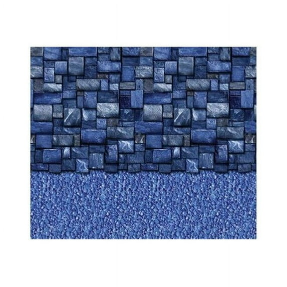 Latham Plastics LA5RB2400BS4STX 24 ft. Round Blue Slate 54 in. EZ-Bead Liner - Standard Gauge