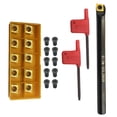 thumbnail image 1 of Lathe Accessories Indexable Turning Tool Holder And Cutting Inserts Kit, 1 of 9