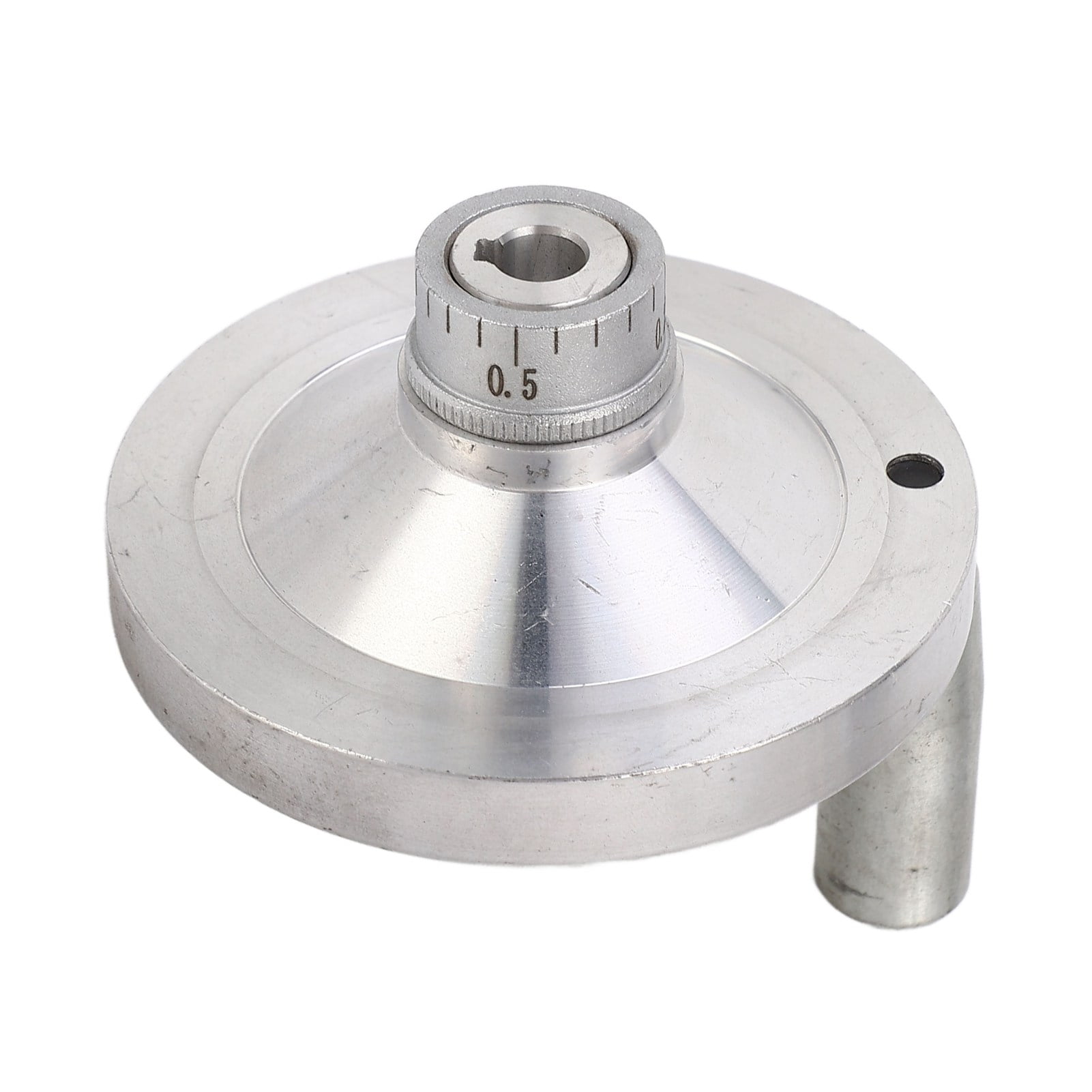 Lathe Crank Wheel 80mm Crank Wheel Aluminum Hand Wheel Crank Wheel Hand