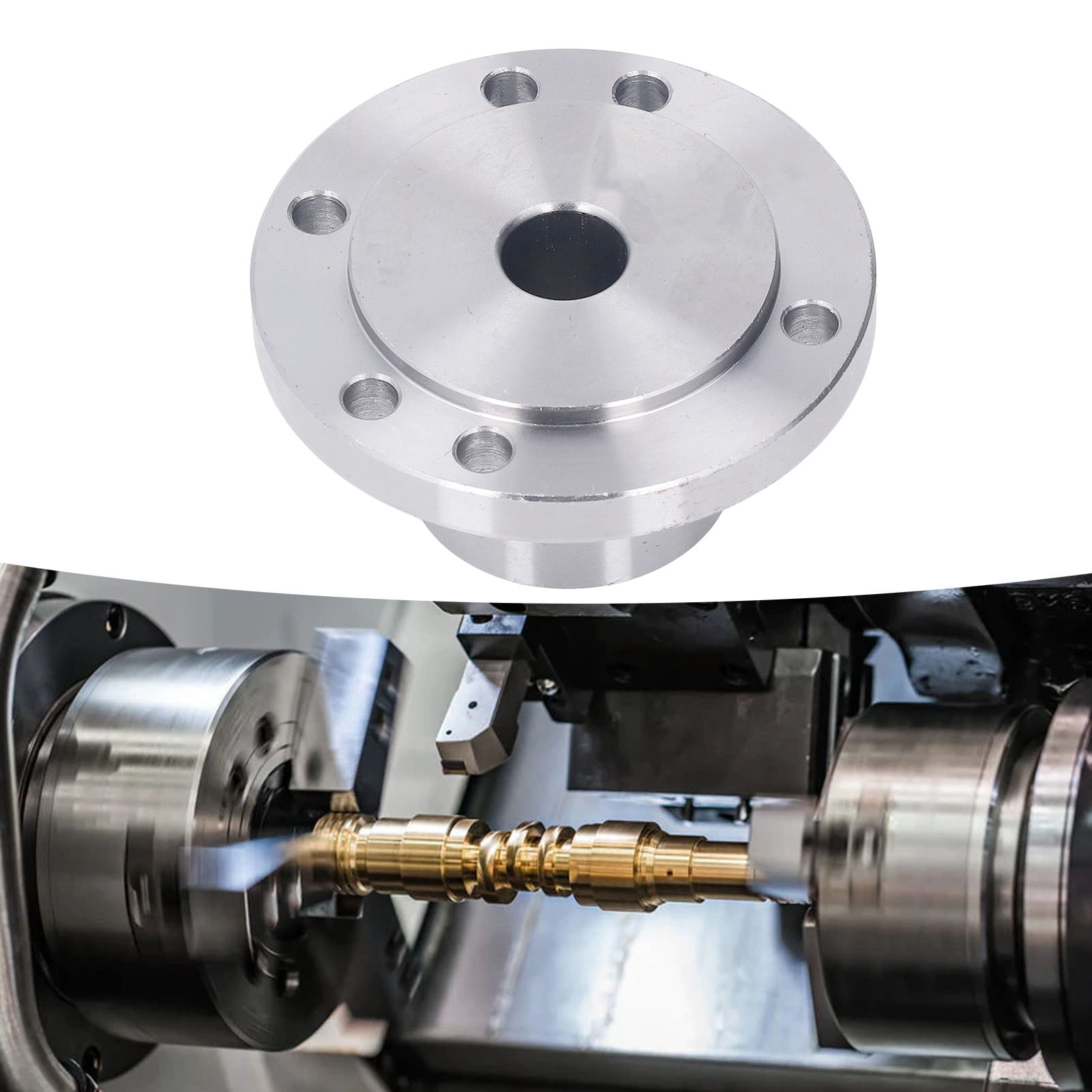 Lathe Faceplate, Wood Lathe Steel Faceplate Chucks 6 Mounting Hole