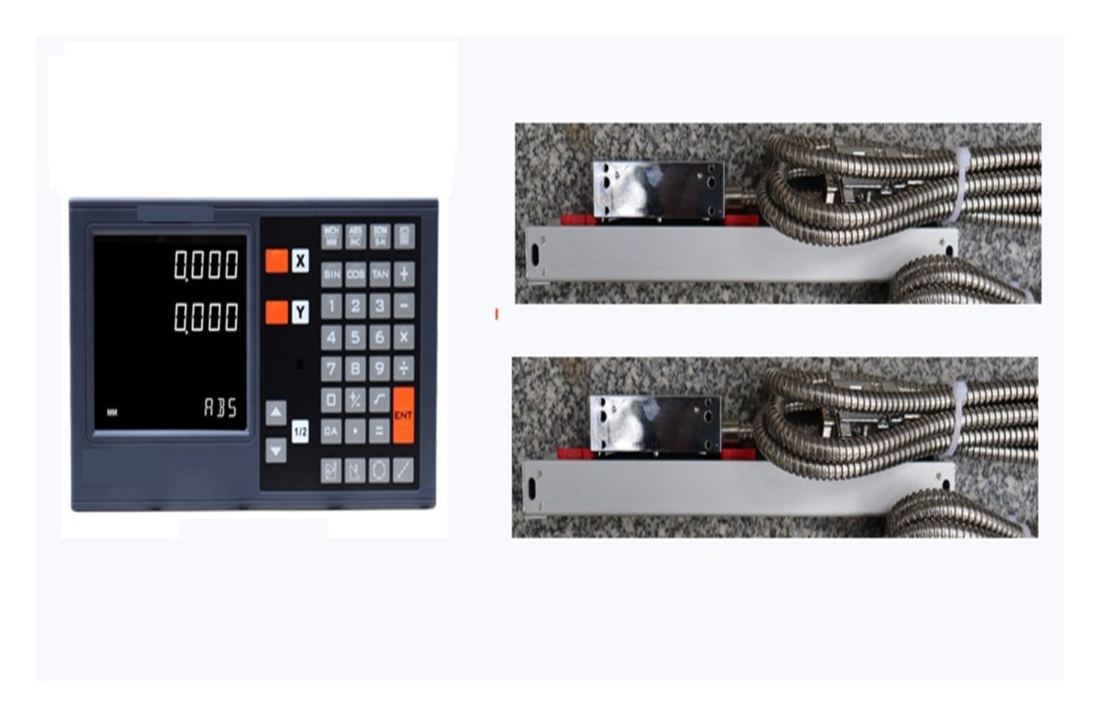 Lathe Linear Scale, Dro 2 Axis 3 Axis 2023 Digital Readout Kit YH200-2 ...