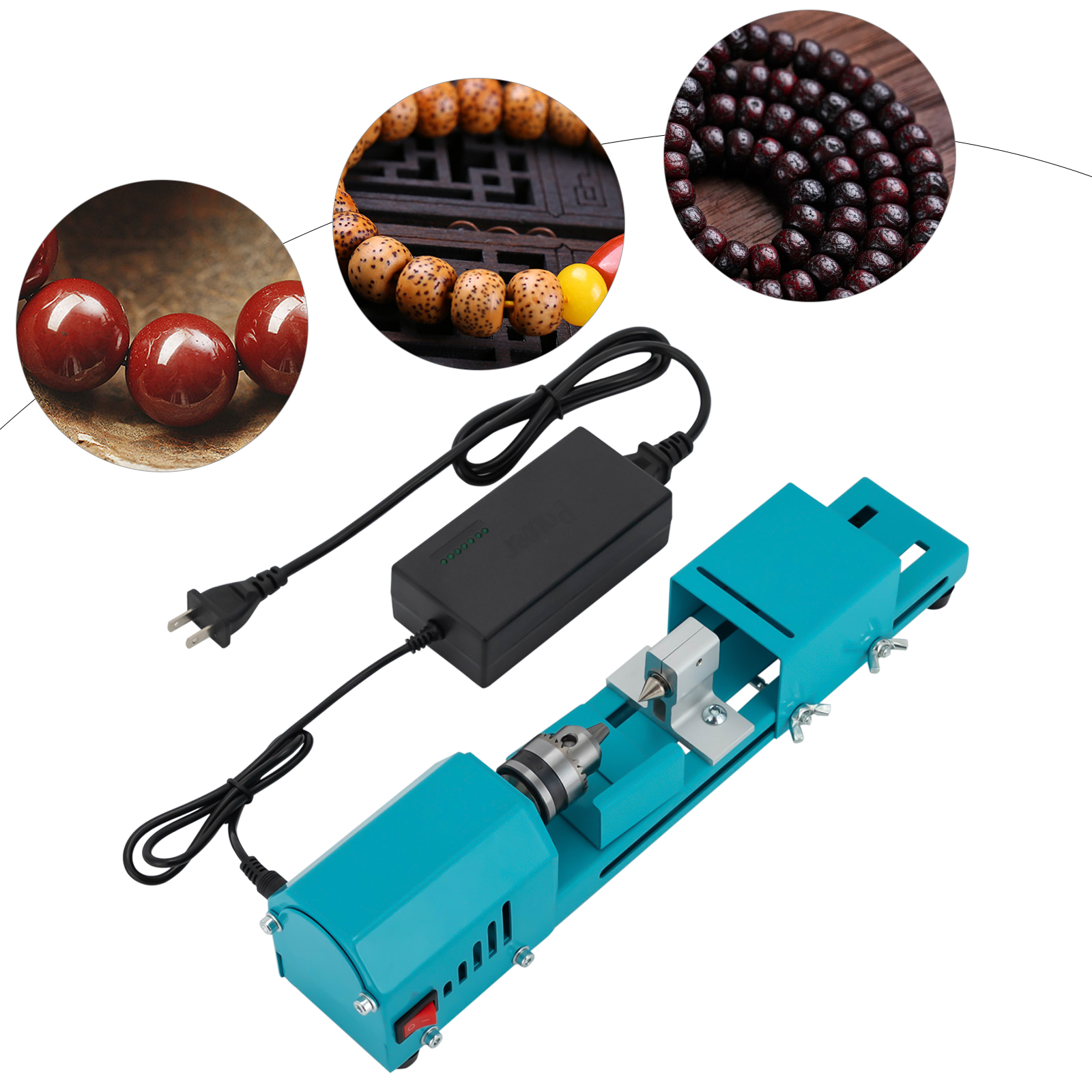 Dissipation Machine Lathe Machine – 96W Motor, 7 Adjustable Speeds, Heat Dissipation for ...