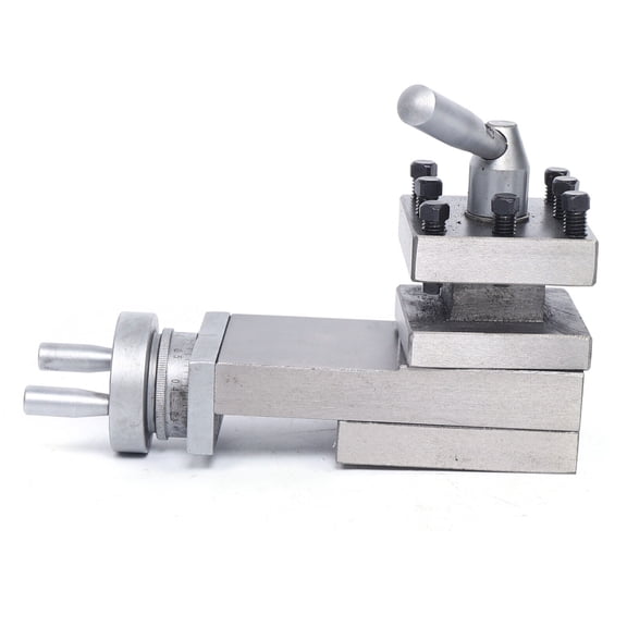 Lathe Tool Holder Change Parts Tool Post Stand High Quality Cast Iron Material 90mm Stroke Fixed with M5x35 Hexagon Socket Screws