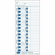 Lathem E-Series Double Sided 4" x 9" Universal Attendance Time Cards