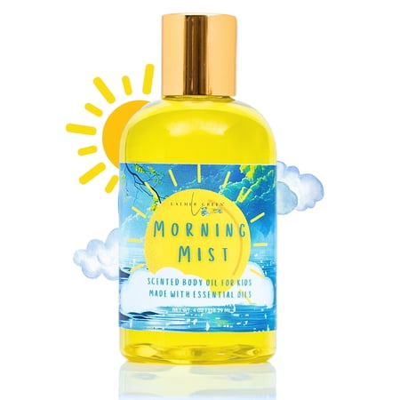 Morning Mist Kids Natural Body Oil - 4 oz by LatherGreen