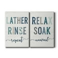 thumbnail image 1 of Lather Rinse Repeat Premium Gallery Wrapped Canvas - Ready to Hang - Set of 2 - 8 x 12 Each, 1 of 9