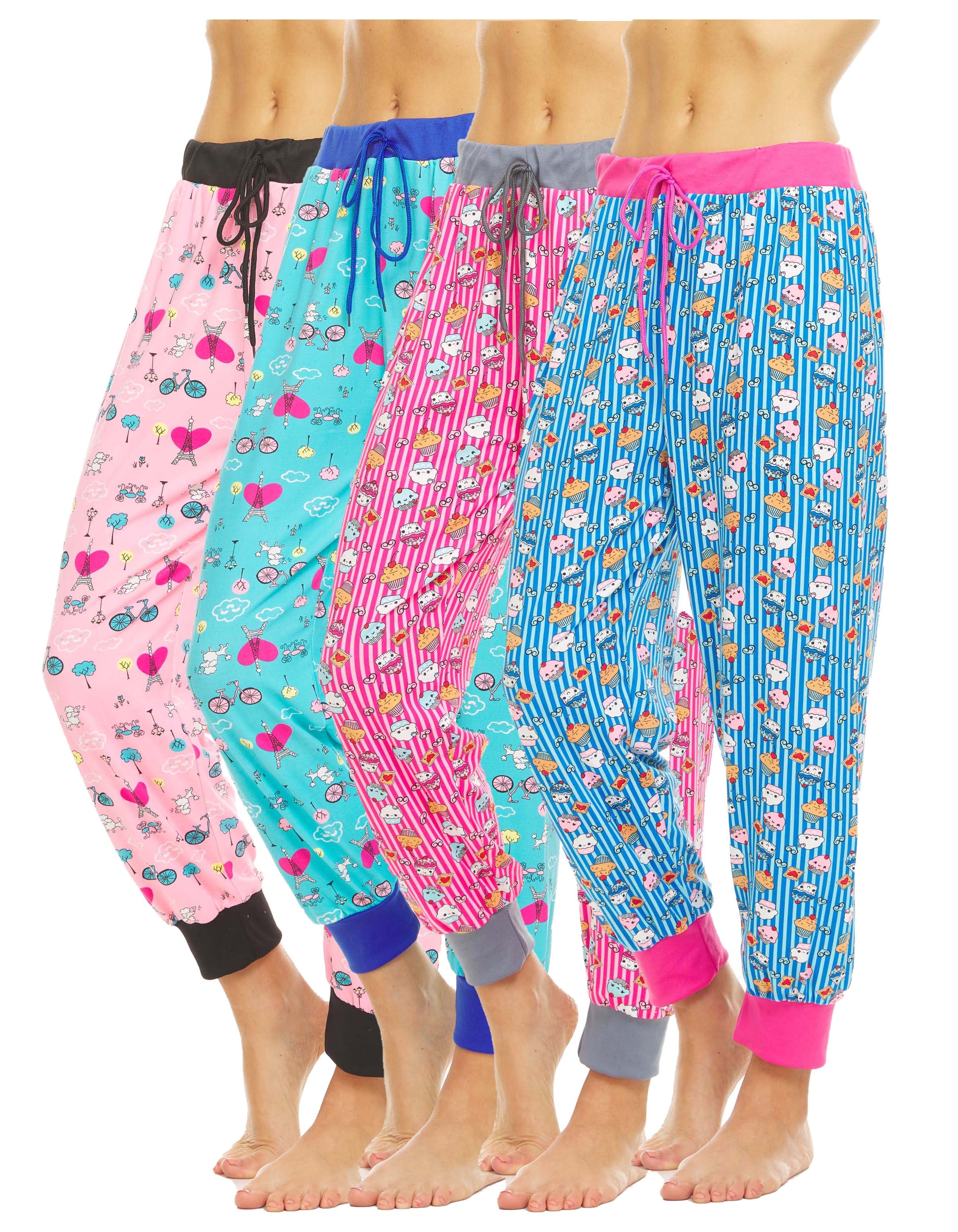 lati-fashion-woman-pajamas-pants-female-pjs-sleepwear-pack-of-4-colors