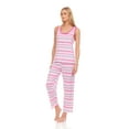 thumbnail image 1 of Lati Fashion Women Sleeveless Pajamas Pants Set Female Sleepwear, 1 of 4