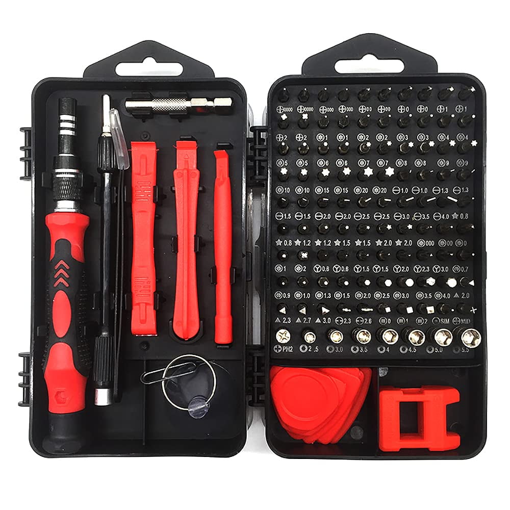 Latiable 115-in-1 Precision Screwdriver Set, [Bearing Steel] Small Screwdriver Professional Magnetic Mini Repair Tool Kit for Phone, Computer, Watch, Eyeglass