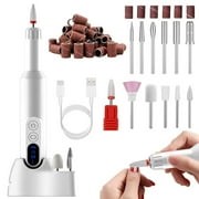 Latiable Electric Nail Drill Machine Professional,Portable Electric Nail File Set with 12 Nail Drill Bits,for Acrylic Gel Nails