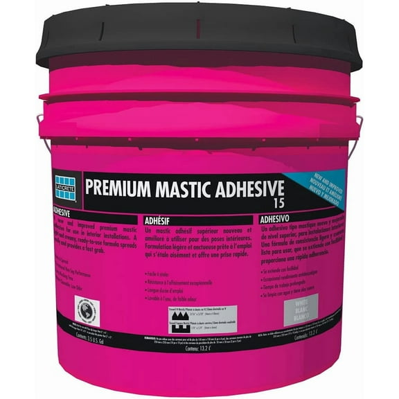 Laticrete 0015-0035-22 15 Premium Mastic Latex Adhesive, 3.5 Gallon Capacity, White