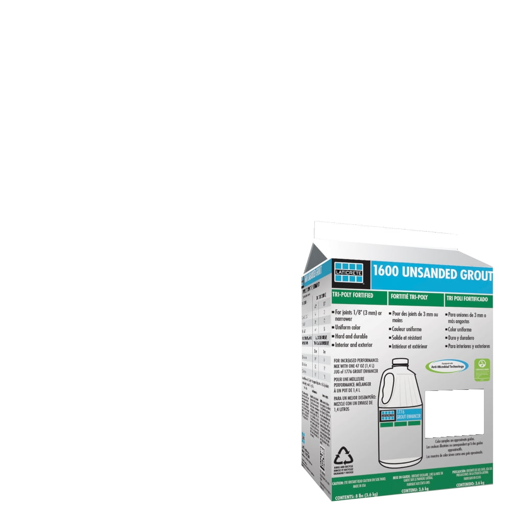 Bright White Polymer Fortified Unsanded Grout for Marble and Stone