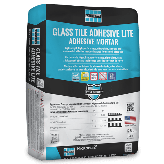 Laticrete Glass Tile Adhesive Lite - 12.5LB