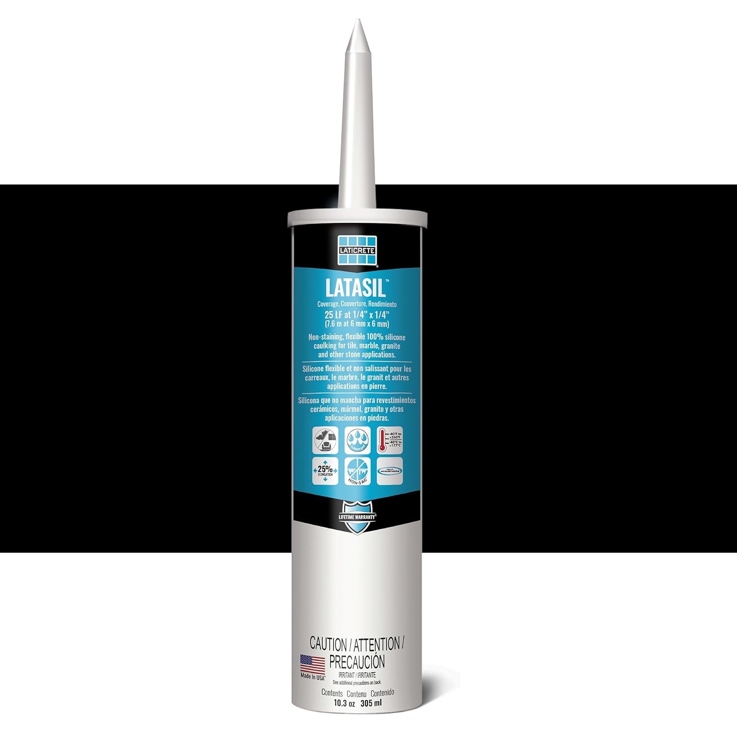 22 Midnight Black Latasil Silicone Sealant 22 Midnight Black Latasil Silicone Sealant