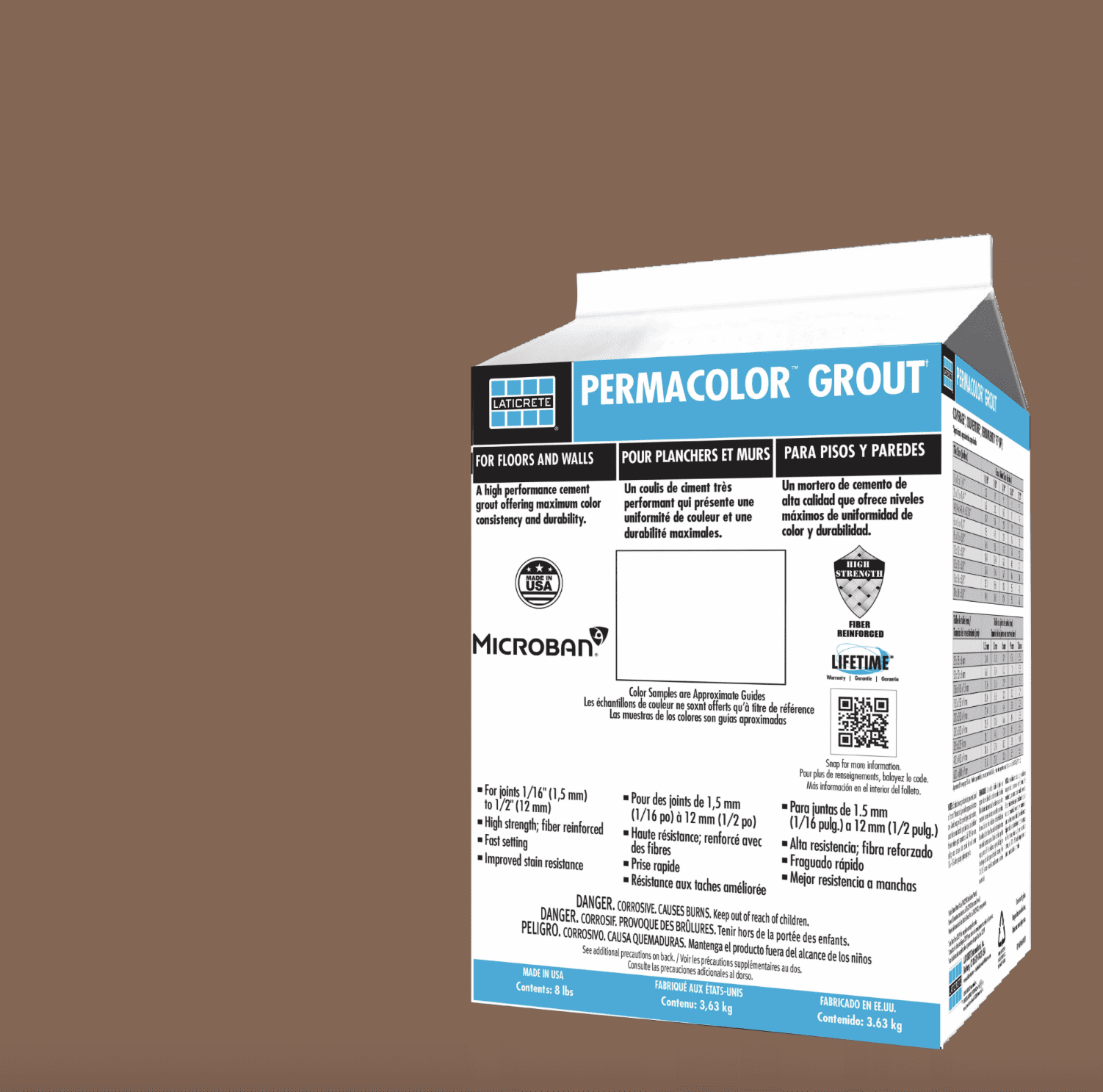 Laticrete Terra Cotta 25 lb. Bag High-Performance Grout