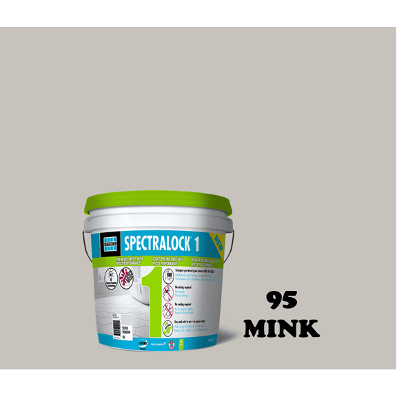 Laticrete Spectralock 1 Pre-Mixed Grout - 1 Gallon - MINK