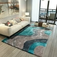 thumbnail image 1 of Latigo Bay Viscose Shiny Design Multi-Textural 5' x 7' Area Rug by Makymo, 1 of 7