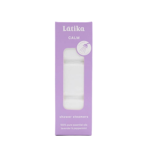 Latika Calm Lavender and Peppermint Shower Steamers 9 oz