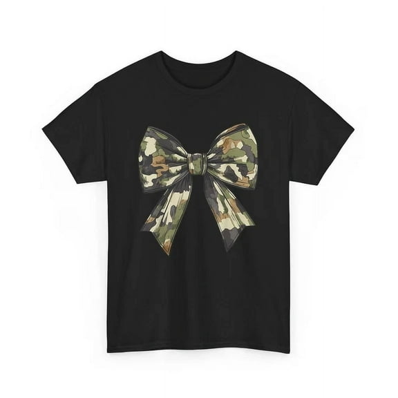 Latimore Camouflage Old Camo Bow Camo Coquette Bow Hunting Women Girl T-Shirt All Size S-5Xl