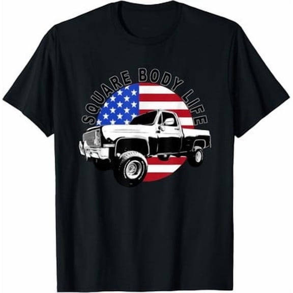 Latimore Classic Squarebody Truck 4X4 Square Body T-Shirt All Size S-5Xl