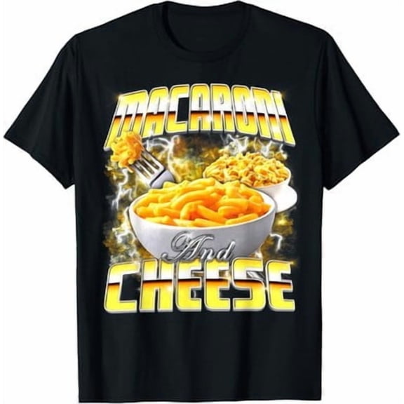 Latimore Macaroni and Cheese Bootleg Rap Style 90s Vintage T-Shirt All Size S-5XL