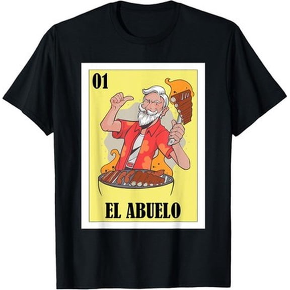 Latimore Mexican Design Grandpa - El Abuelo T-Shirt All Size S-5Xl