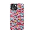 thumbnail image 1 of Latimore Protective iPhone Case Candy Heart Valentine Phone Case, Romantic Seasonal Slim Protective Cover Iphone 15 Pro Magnetic MagSafe Compatible, 1 of 5