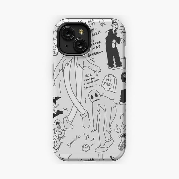 Latimore Protective iPhone Case Ghostemane Inspired Phone Case Iphone 15 Pro Magnetic MagSafe Compatible