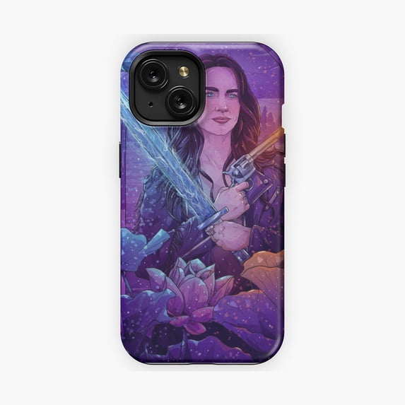 Latimore Protective iPhone Case World Tarot Inspired Western Artwork Phone Case IP 15 Pro Max Magnetic MagSafe Compatible