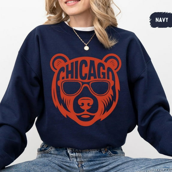 Latimore Retro Chicago Football Sweatshirt, Vintage Fan Top, Sports Team Crewneck Jumper, Gift For Football Lover, Chicago Apparel All Size S-5Xl