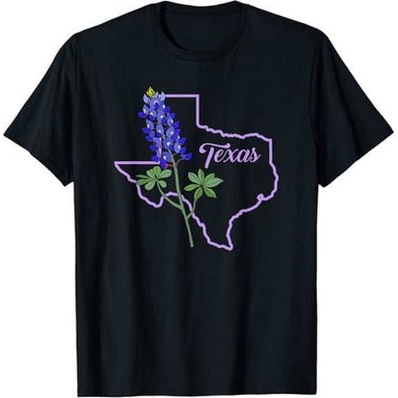 Latimore Texas Bluebonnet Flower T-Shirt All Size S-5Xl