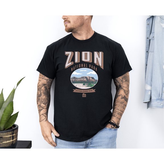 Latimore Zion National Park Tee - Vintage Est. 1919 Hiking Shirt, Full All Size S-5XL Shirt