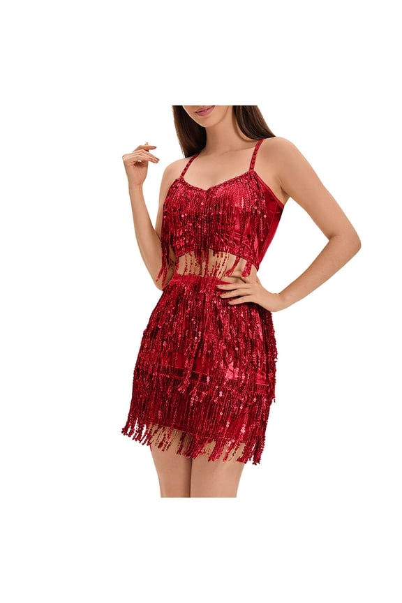 Latin Dance Competition Performance Clothes Bar Stage Performance Clothes Dance Skirt