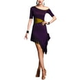 thumbnail image 1 of Latin Dance Dress Tassel Women'S Performance Sleeve Spandex Dancewear, 1 of 1