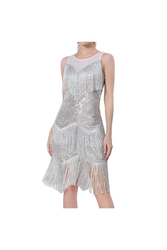 Latin Dance Set Ballroom Women Dance Competition Dress Fringe Latin Dancing Costume Tango Salsa Sparkling